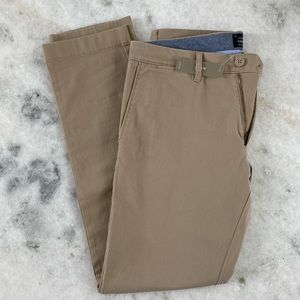 Mens JCrew stretch chino.  484 Slim.  Size 30W x 30L.  New with tags.  Khaki.